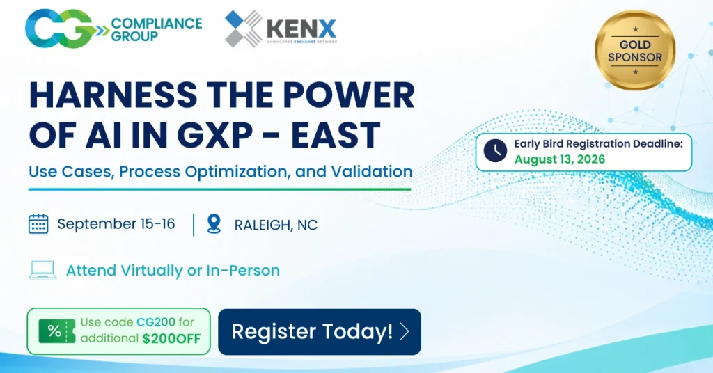 KENX- Harness the Power of AI in GxP &ndash; East Conference 2026
